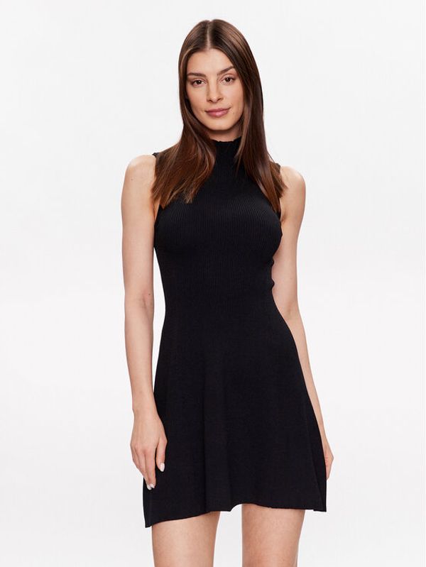 Edited Edited Ежедневна рокля EDT7001001 Черен A-Line Fit