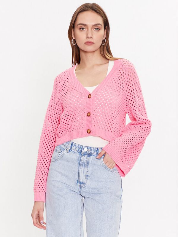 Edited Edited Кардиган EDT6863002 Розов Boxy Fit