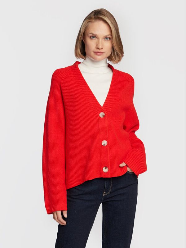 Edited Edited Кардиган Logan EDT2261010000006 Червен Regular Fit