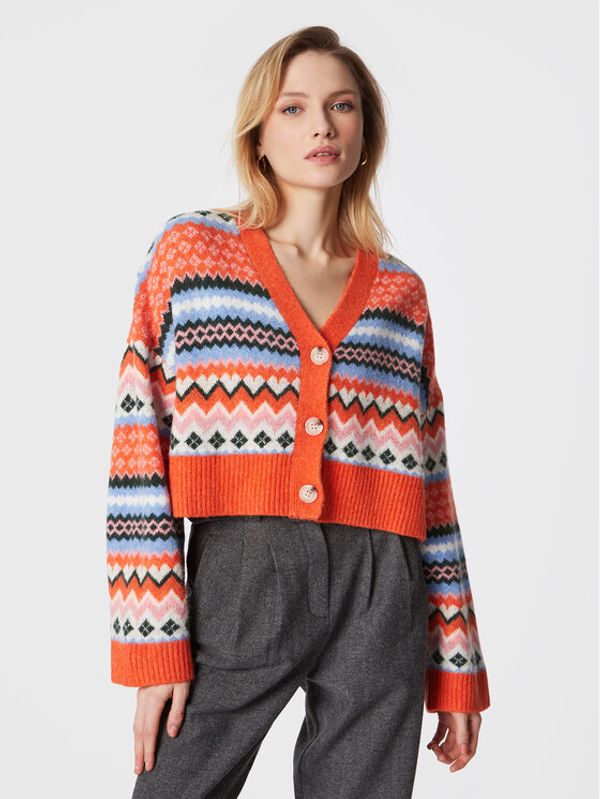 Edited Edited Кардиган Zarifa EDT6365001000002 Оранжев Loose Fit