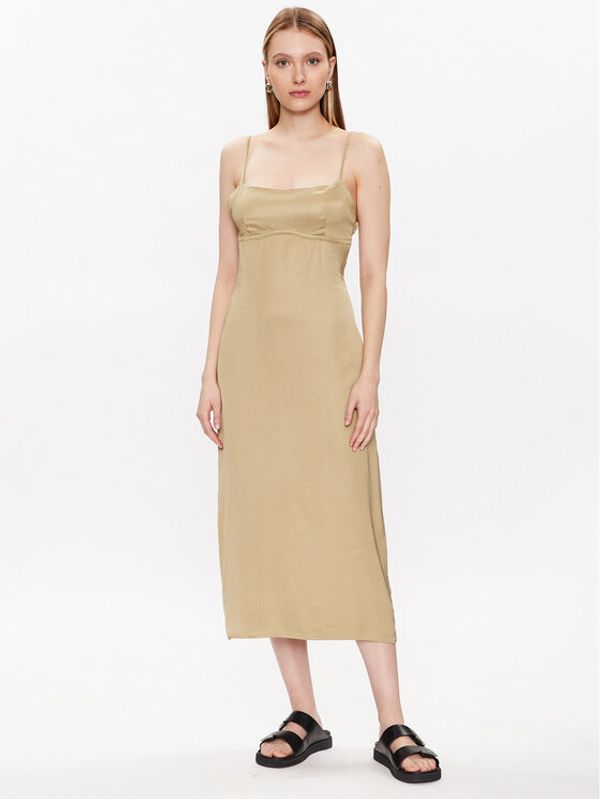 Edited Edited Коктейлна рокля EDT6832002 Бежов Straight Fit