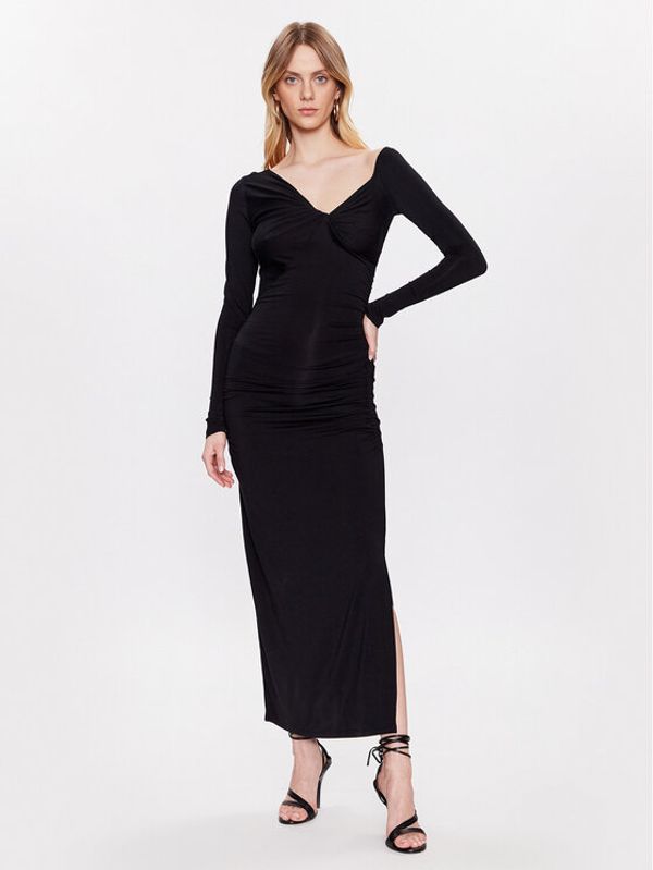 Edited Edited Коктейлна рокля Zandra EDT6740001 Черен Regular Fit