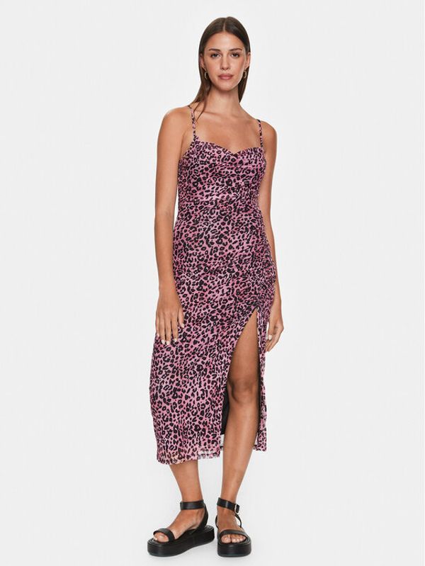 Edited Edited Лятна рокля EDT6921001 Розов Fitted Fit