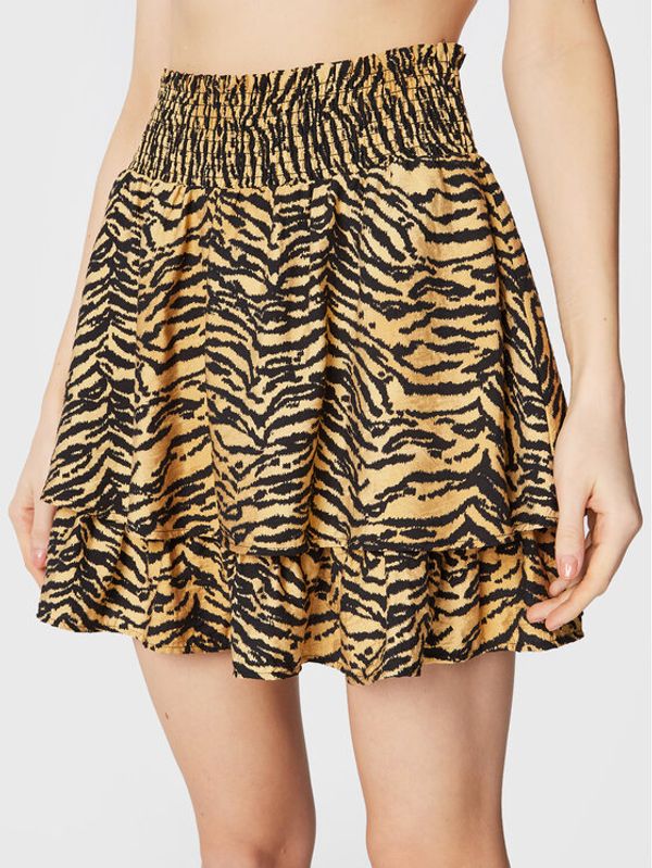 Edited Edited Мини пола Magnolia EDT6241002000002 Жълт Regular Fit