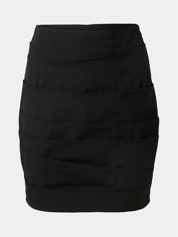 Edited Edited Мини пола Tomoko Черен Tight Fit