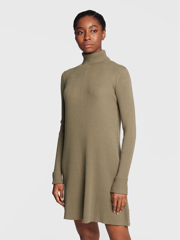 Edited Edited Плетена рокля Conny EDT4624003000002 Зелен Regular Fit