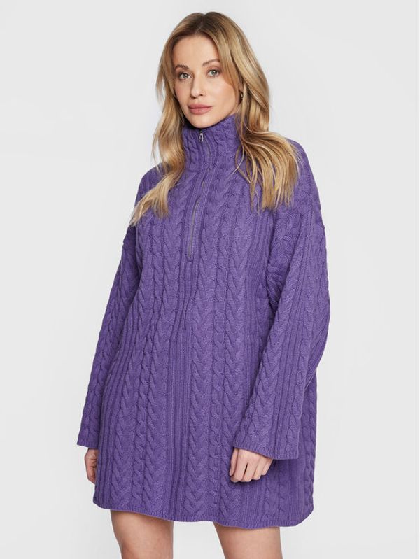 Edited Edited Плетена рокля Hanako EDT6607001000002 Виолетов Regular Fit
