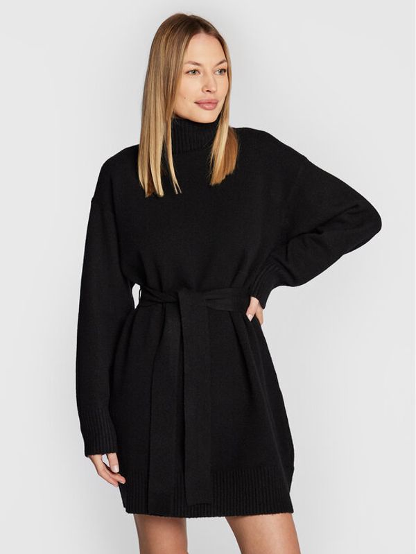 Edited Edited Плетена рокля Okka EDT6398002000003 Черен Regular Fit