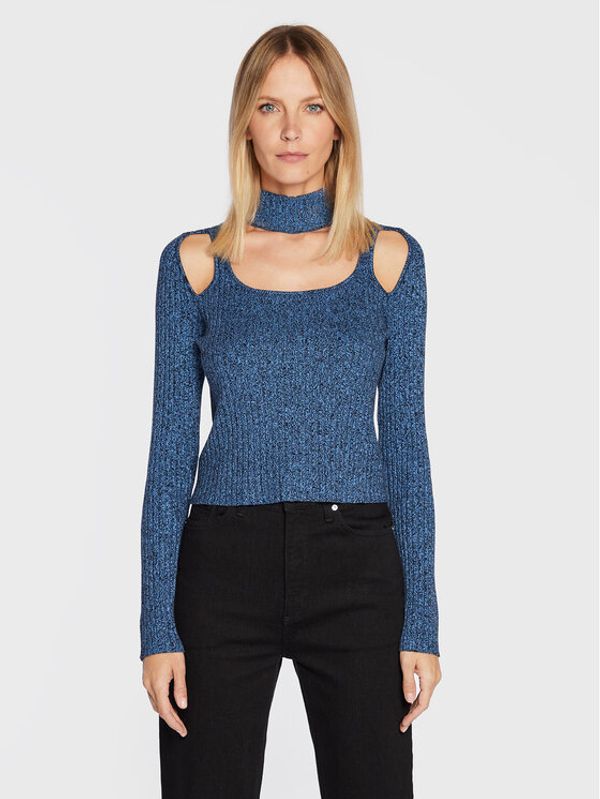 Edited Edited Пуловер Xia EDT6056001000005 Син Regular Fit