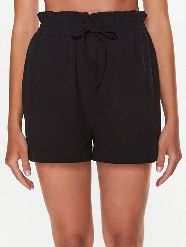 Edited Edited Шорти от плат EDT6848001 Черен Casual Fit