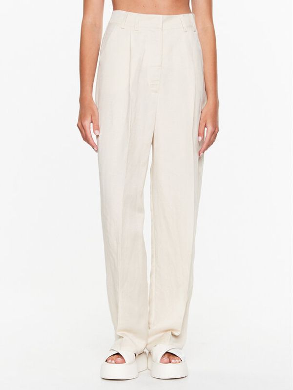 Edited Edited Текстилни панталони EDT5407001 Бежов Straight Fit