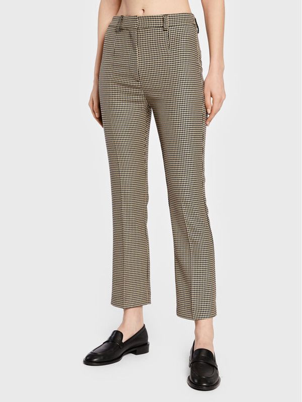 Edited Edited Текстилни панталони Reina EDT5074002 Бежов Regular Fit