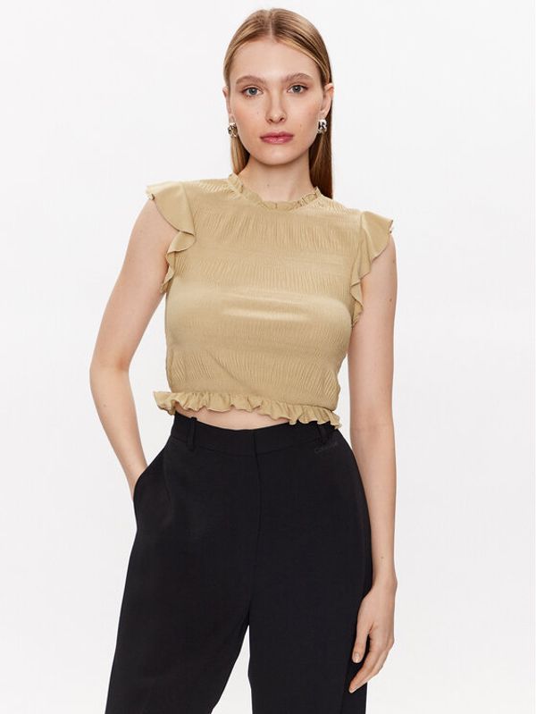 Edited Edited топ EDT6951001 Бежов Fitted Fit