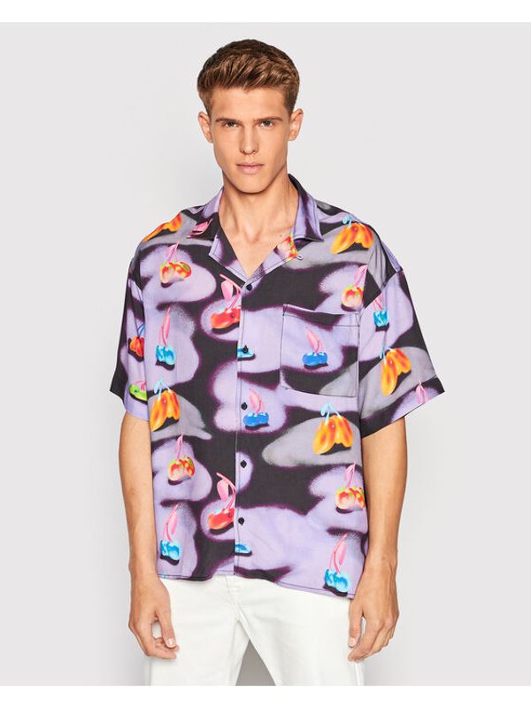 Element Element Риза Resort C1SHC1 Виолетов Regular Fit