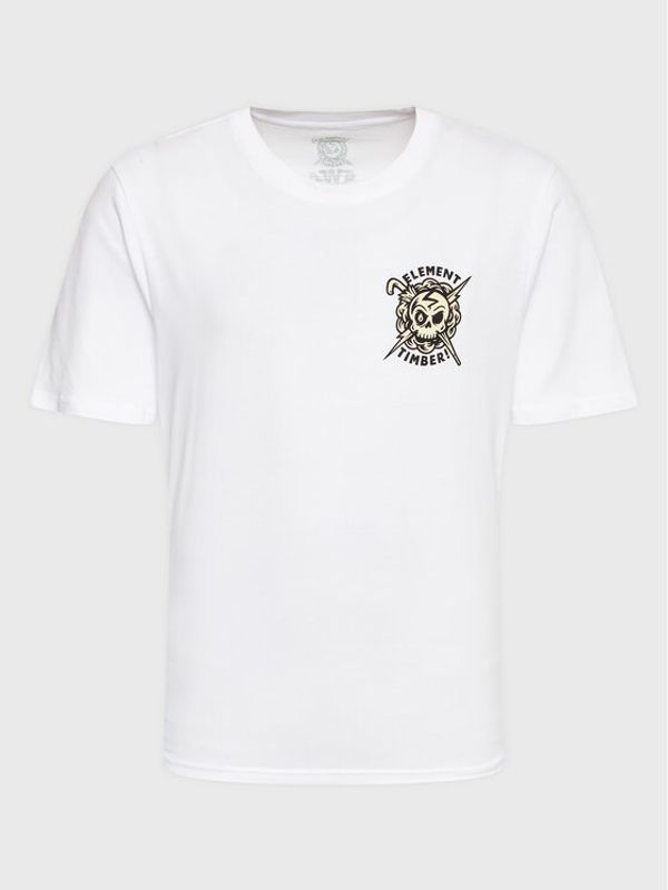 Element Element Тишърт Summon ELYZT00199 Бял Regular Fit