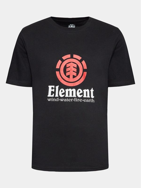 Element Element Тишърт Vertical Ss ELYZT00152 Черен Regular Fit