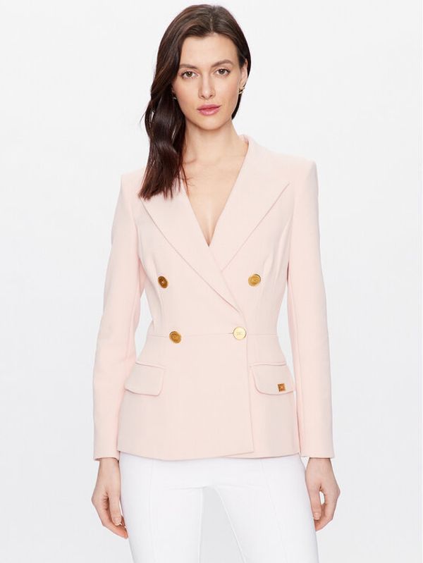 Elisabetta Franchi Elisabetta Franchi Блейзър GI-046-31E2-V600 Розов Regular Fit