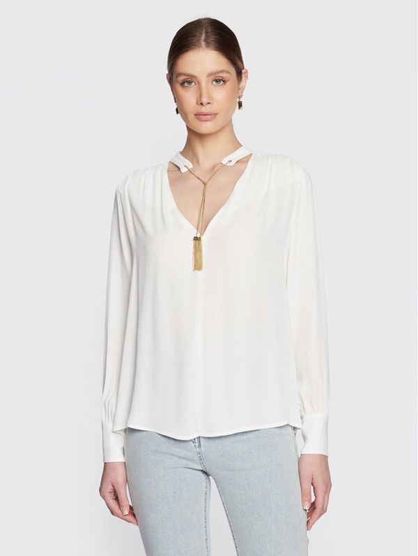 Elisabetta Franchi Elisabetta Franchi Блуза CA-005-31E2-V320 Бял Regular Fit