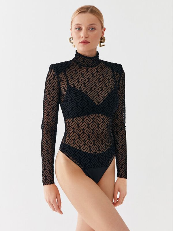 Elisabetta Franchi Elisabetta Franchi Боди BO-006-36E2-V260 Черен Slim Fit