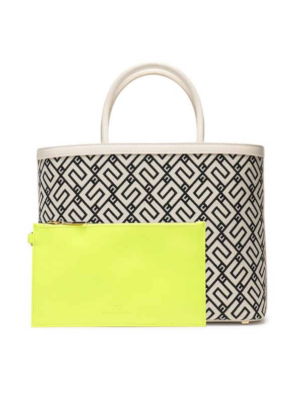 Elisabetta Franchi Elisabetta Franchi Дамска чанта BS-06A-36E2-V360 Екрю