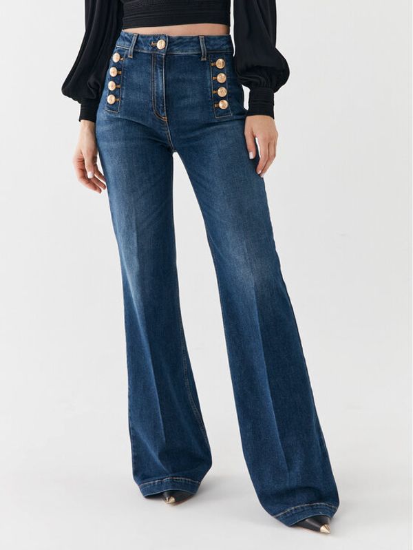 Elisabetta Franchi Elisabetta Franchi Дънки PJ-29D-36E2-V440 Тъмносин Bootcut Fit