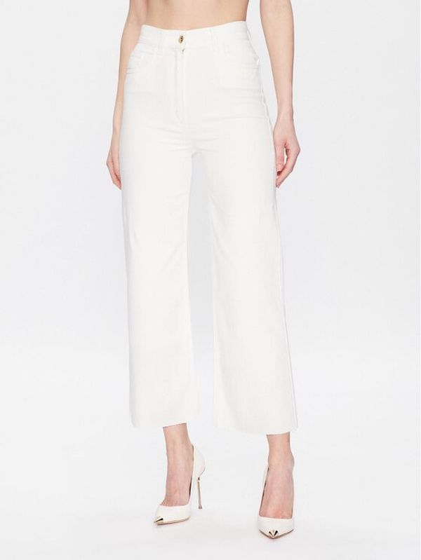 Elisabetta Franchi Elisabetta Franchi Дънки PJ-89S-31E2-V250 Бял Flare Fit
