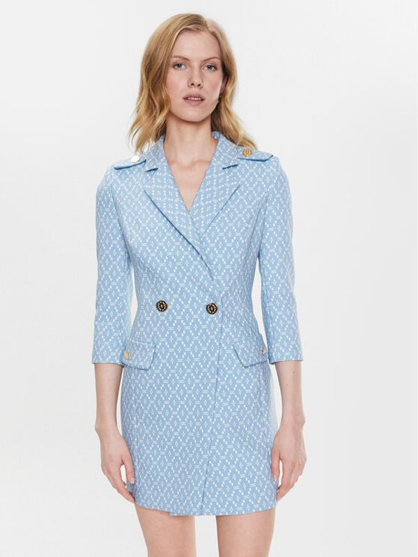 Elisabetta Franchi Elisabetta Franchi Ежедневна рокля AB-358-31E2-V540 Син Regular Fit