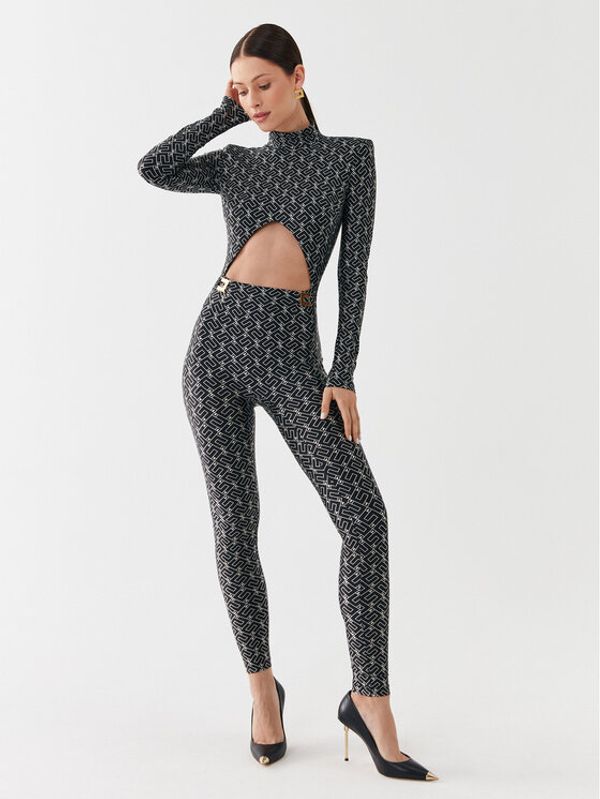 Elisabetta Franchi Elisabetta Franchi Гащеризон TU-011-36E2-V480 Черен Slim Fit