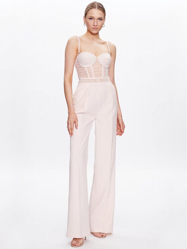 Elisabetta Franchi Elisabetta Franchi Гащеризон TU-028-32E2-V450 Бежов Slim Fit
