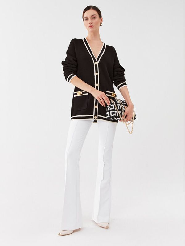 Elisabetta Franchi Elisabetta Franchi Кардиган MK-71S-36E2-V460 Черен Regular Fit