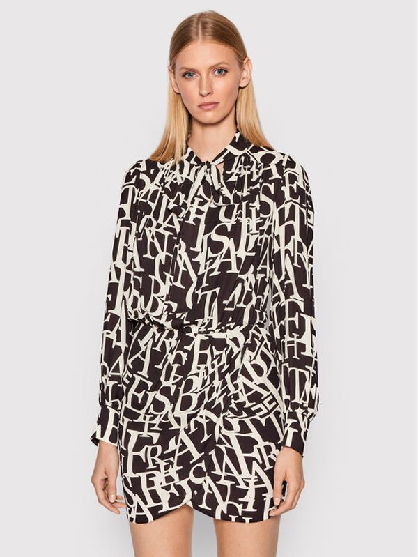 Elisabetta Franchi Elisabetta Franchi Коктейлна рокля AB-238-26E2-V400 Черен Regular Fit