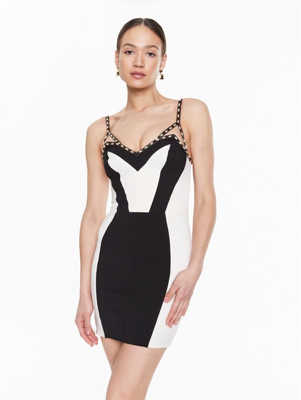 Elisabetta Franchi Elisabetta Franchi Коктейлна рокля AB-415-32E2-V490 Цветен Slim Fit