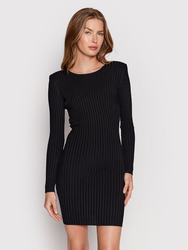 Elisabetta Franchi Elisabetta Franchi Коктейлна рокля AM-99G-22E2-V300 Черен Slim Fit