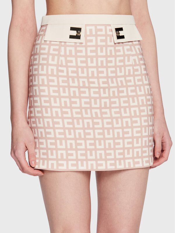 Elisabetta Franchi Elisabetta Franchi Мини пола GO-004-31E2-V220 Бежов Slim Fit