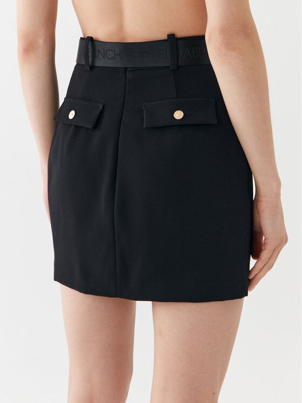 Elisabetta Franchi Elisabetta Franchi Мини пола GO-032-36E2-V350 Черен Regular Fit