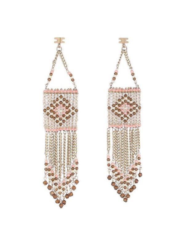 Elisabetta Franchi Elisabetta Franchi Обици OR-24F-32E2-V250 Бяло злато