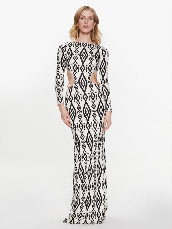 Elisabetta Franchi Elisabetta Franchi Официална рокля AB-434-32E2-V800 Бял Regular Fit