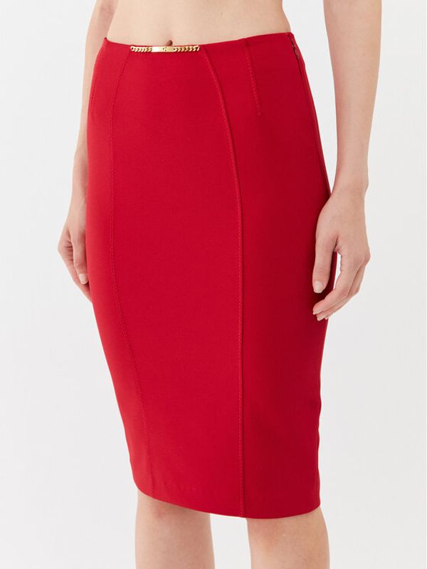 Elisabetta Franchi Elisabetta Franchi Пола тип молив G0-022-36E2-V240 Червен Slim Fit