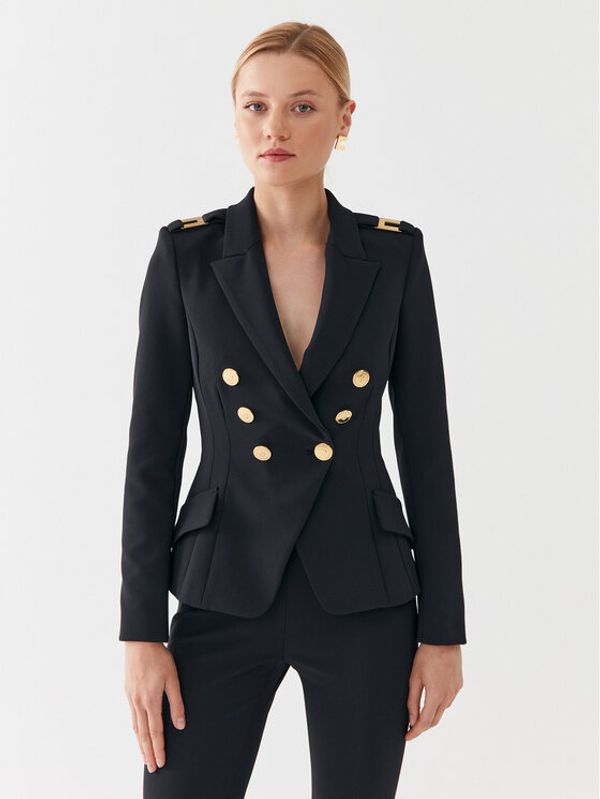 Elisabetta Franchi Elisabetta Franchi Сако GI-061-36E2-V600 Черен Regular Fit