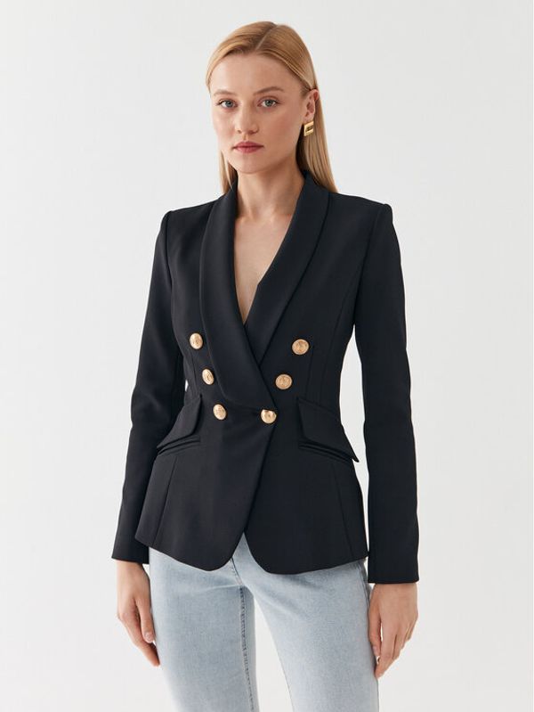 Elisabetta Franchi Elisabetta Franchi Сако GI-064-36E2-V540 Черен Regular Fit