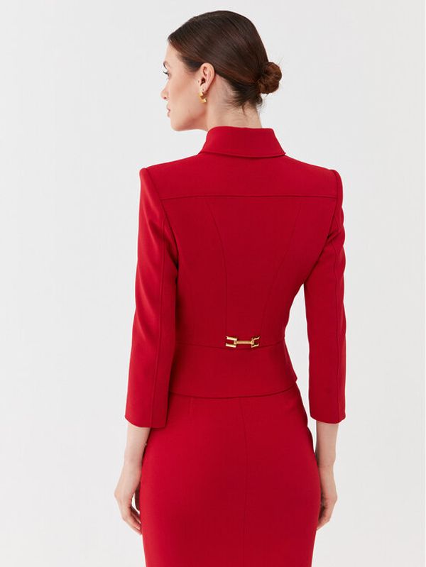 Elisabetta Franchi Elisabetta Franchi Сако GI-066-36E2-V580 Червен Regular Fit