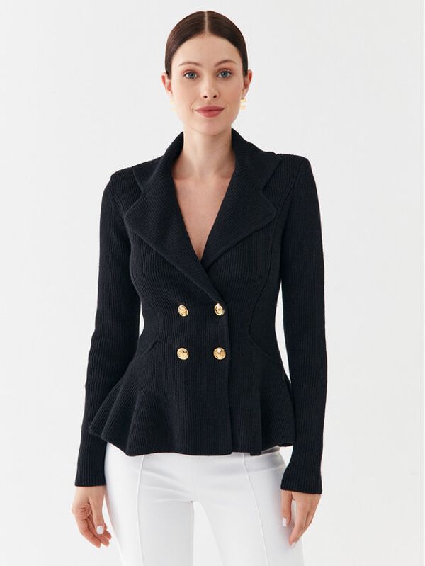 Elisabetta Franchi Elisabetta Franchi Сако MK-82Q-36E2-V550 Черен Regular Fit