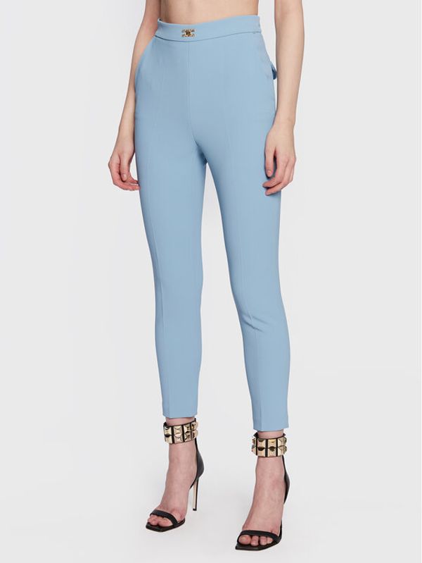 Elisabetta Franchi Elisabetta Franchi Текстилни панталони PA-052-31E2-V260 Син Slim Fit
