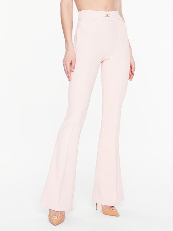 Elisabetta Franchi Elisabetta Franchi Текстилни панталони PA-054-31E2-V250 Розов Slim Fit