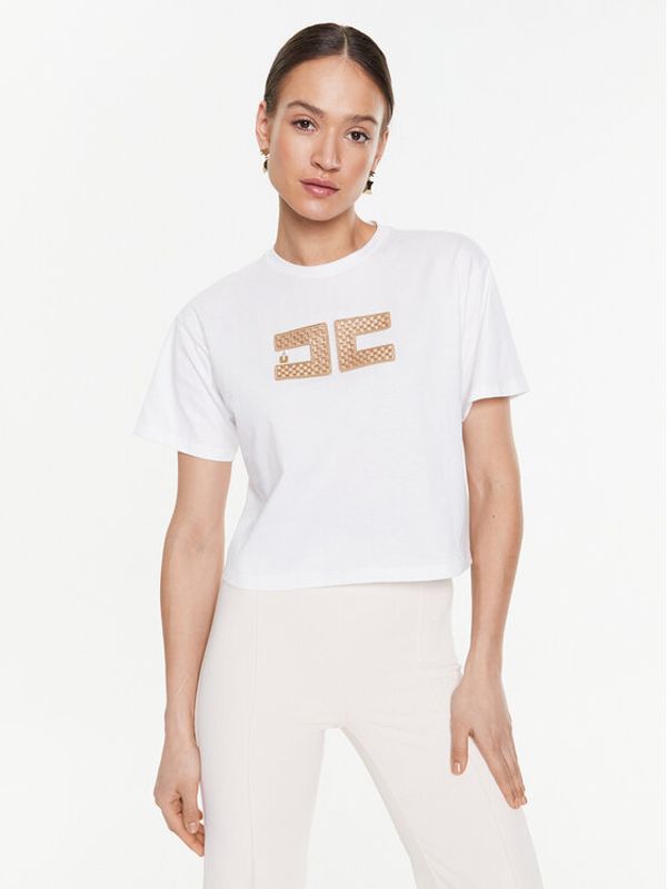 Elisabetta Franchi Elisabetta Franchi Тишърт MA-015-31E2-V200 Бял Regular Fit