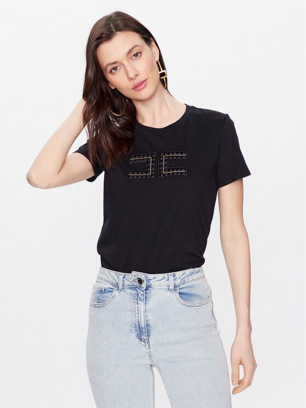 Elisabetta Franchi Elisabetta Franchi Тишърт MA-021-31E2-V170 Черен Regular Fit