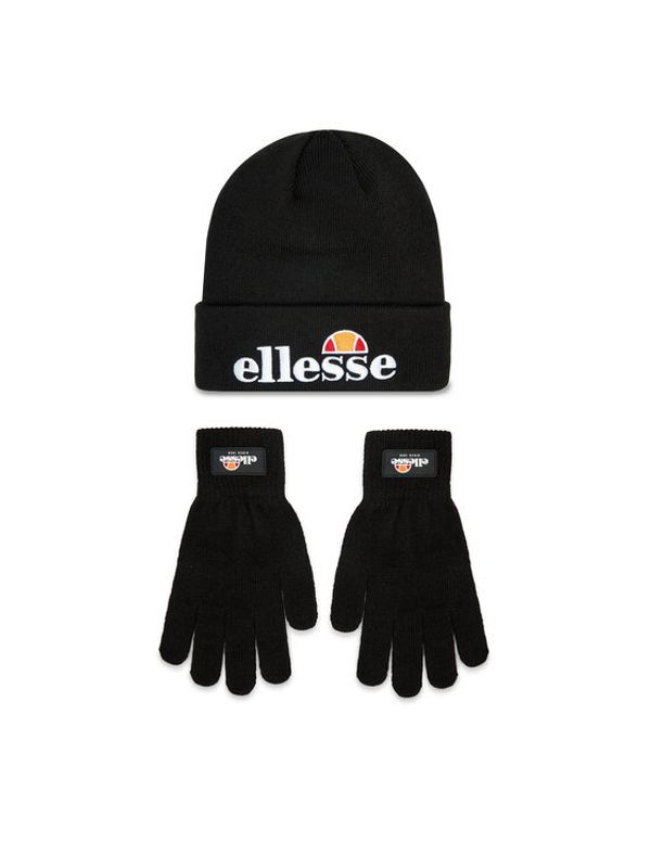 Ellesse Ellesse Комплект шапка и ръкавици Velly And Bubb Gift Pk SAAZ0783011 Черен