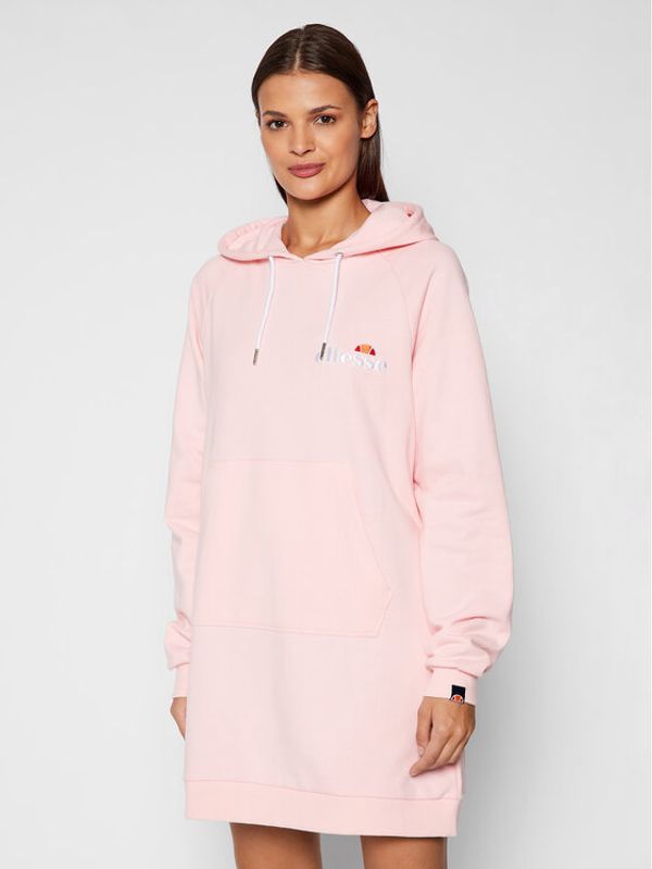 Ellesse Ellesse Плетена рокля Honey SGK13289 Розов Relaxed Fit