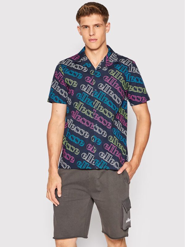 Ellesse Ellesse Риза Bergia SHN15420 Тъмносин Regular Fit