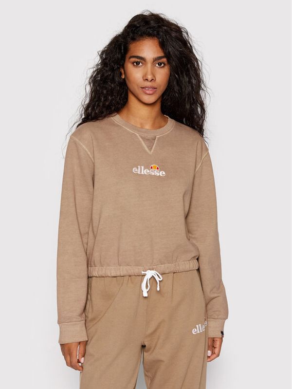 Ellesse Ellesse Суитшърт Popsy SGM14011 Кафяв Regular Fit